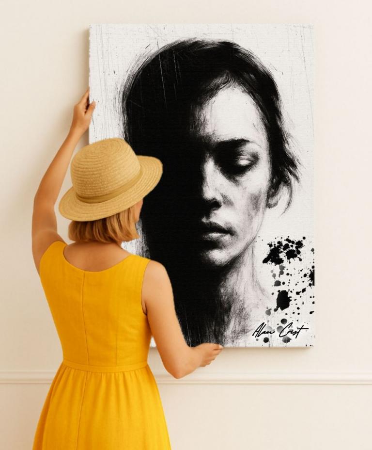 High-quality digital abstract artworks by Alan Crist for modern interiors