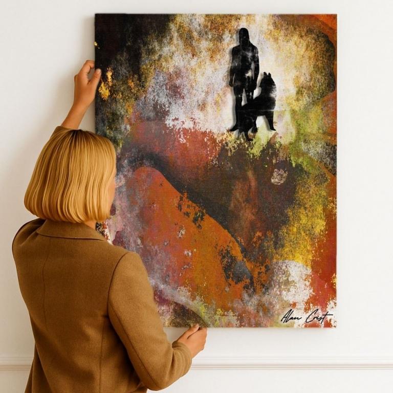 Alan Crist Abstract Art - Artwork that enhances emotional wellness