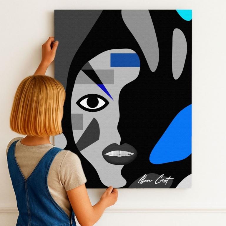 Alan Crist Abstract Art - Modern art for emotional balance