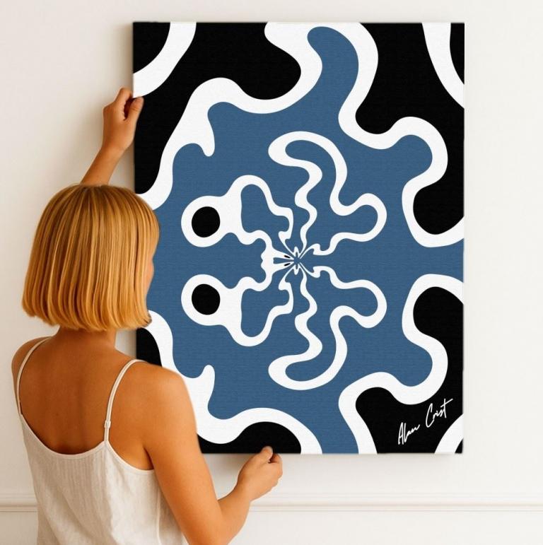 Alan Crist Abstract Art - Calming artwork for homes and workplaces