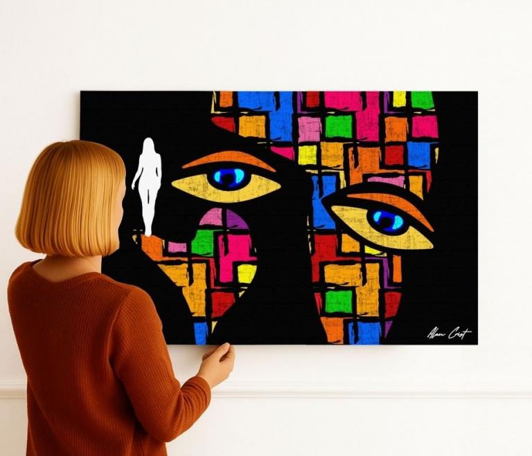 Alan Crist Abstract Art - Art that combines beauty and therapy