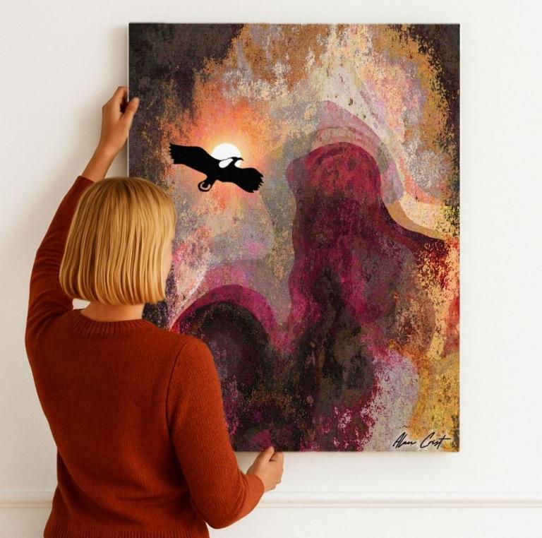 Alan Crist Abstract Art - Affordable artwork for stress relief