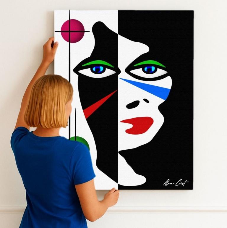 Alan Crist Abstract Art - Therapeutic artwork for business spaces