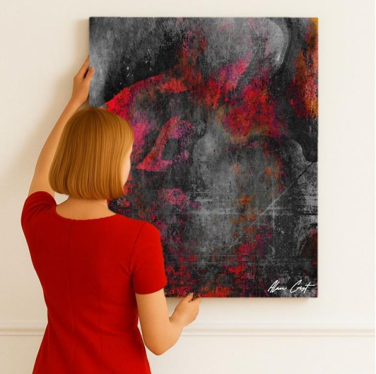 Alan Crist Abstract Art - Artwork that enhances beauty and calm