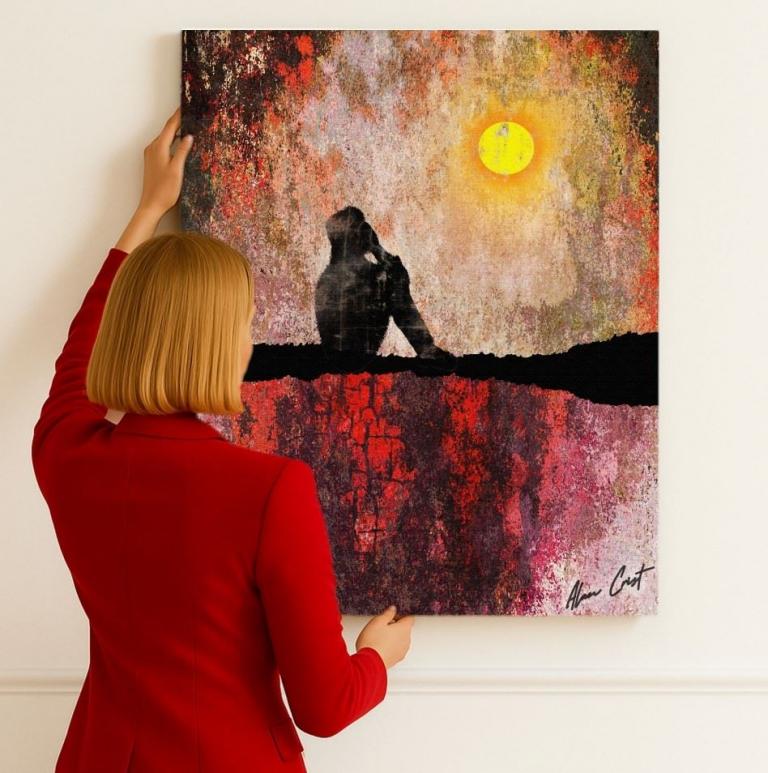 Alan Crist Abstract Art - Printable art that creates a peaceful mood