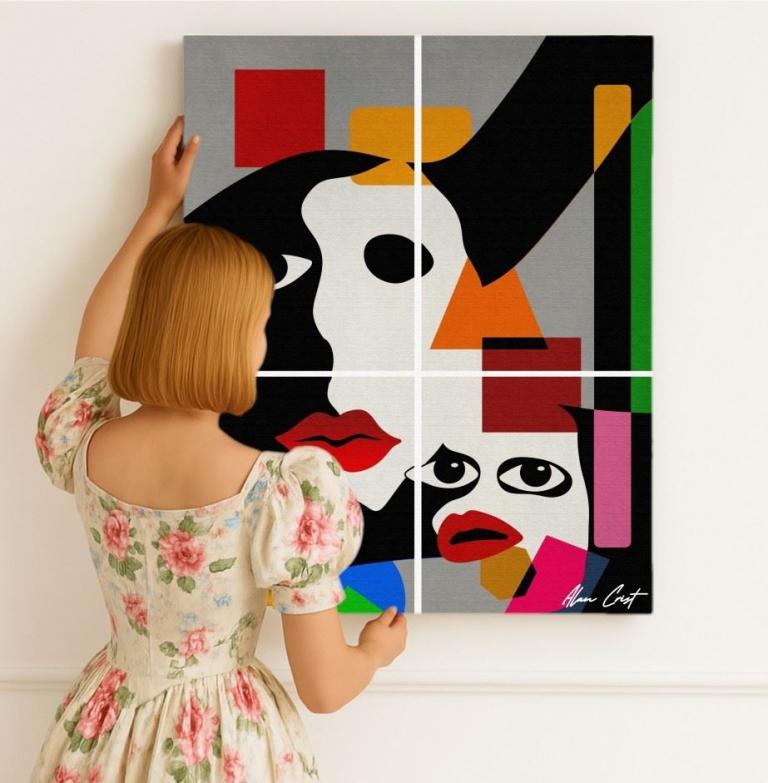 Alan Crist Abstract Art - Therapeutic wall art for positive energy