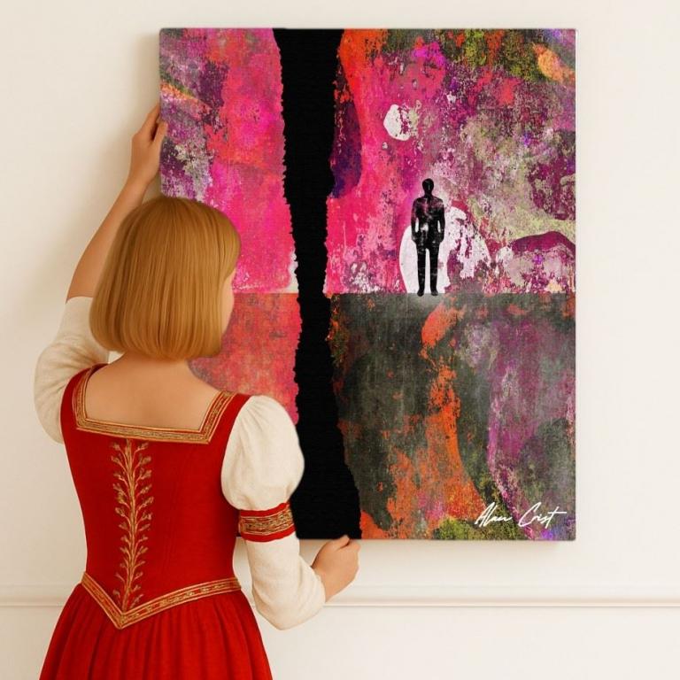 Alan Crist Abstract Art - Artwork that enhances mindfulness