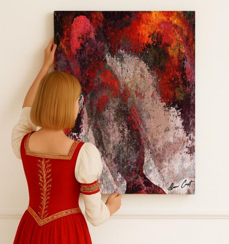 Alan Crist Abstract Art - Printable art for relaxation and wellness