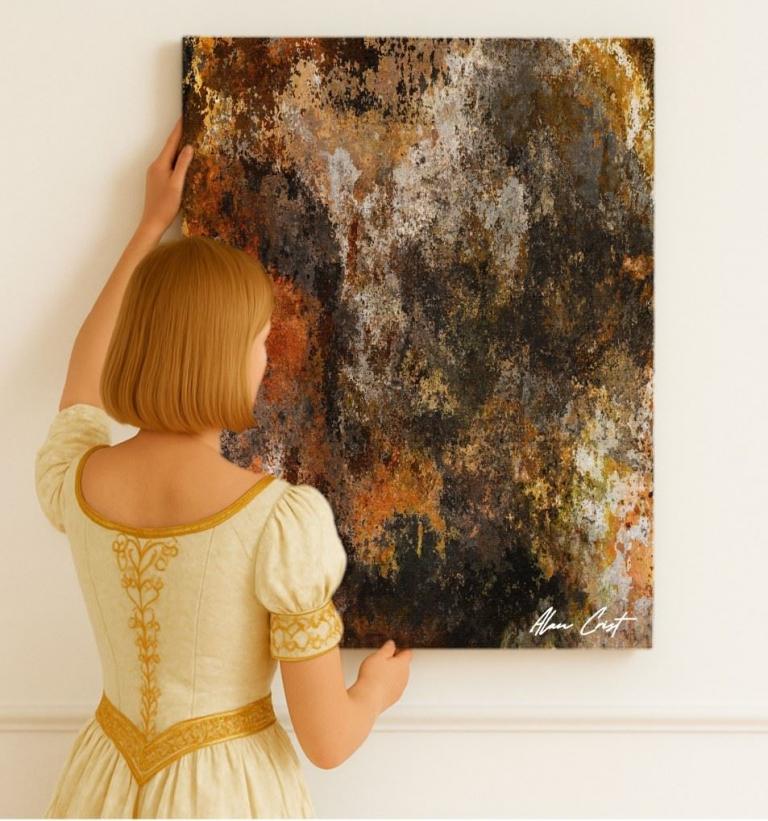 Alan Crist Abstract Art - Digital art for meditation and relaxation