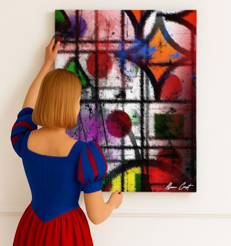 Alan Crist Abstract Art - Art that brightens rooms and minds