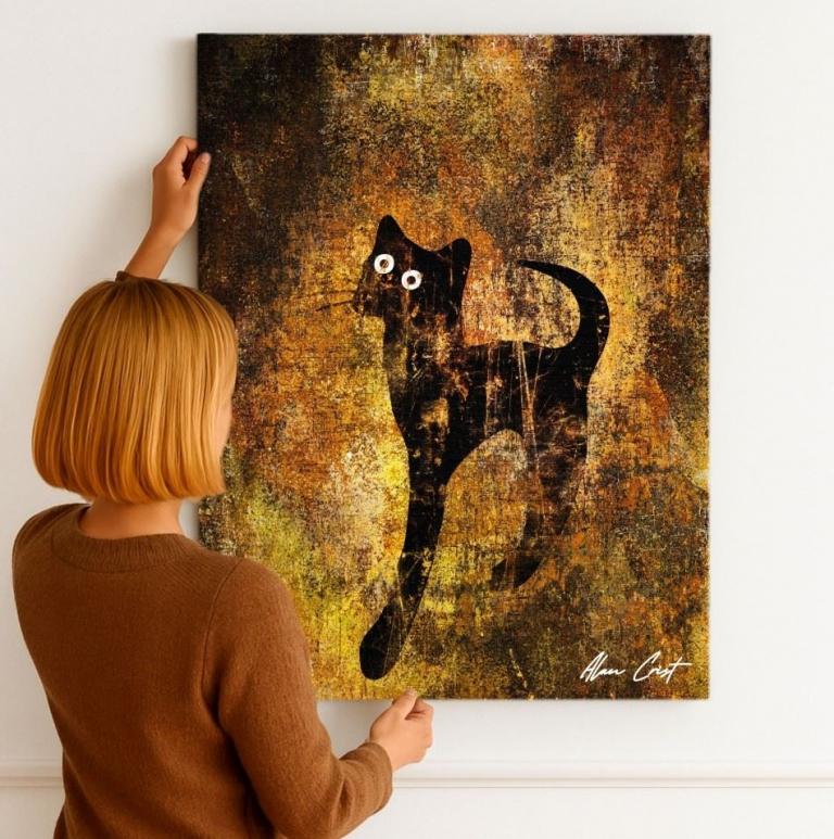 Alan Crist Abstract Art - Wall art that creates inner relaxation