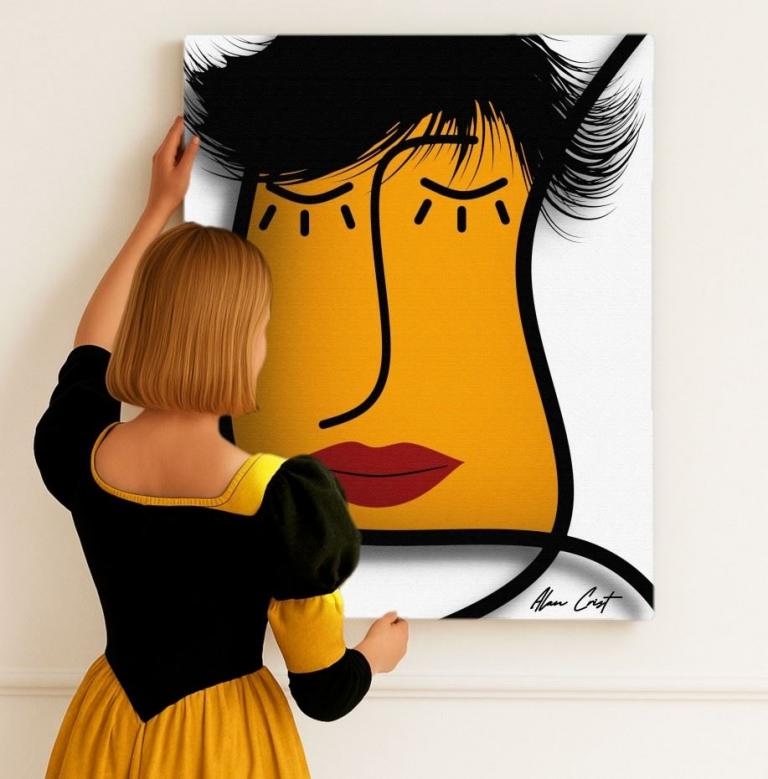 Alan Crist Abstract Art - Affordable printable art for rest areas