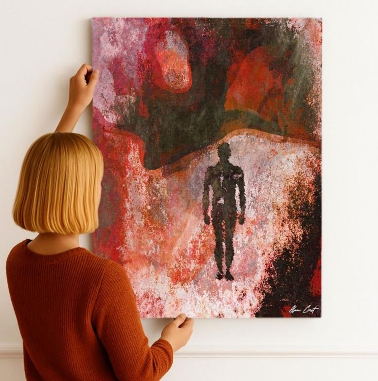 Alan Crist Abstract Art - Therapeutic wall décor for balance and joy