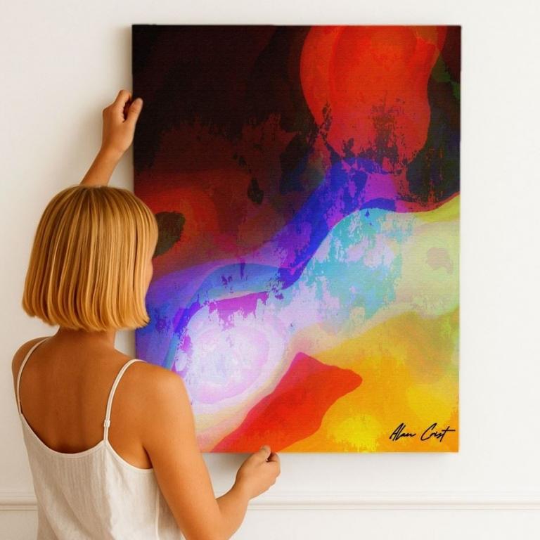 Alan Crist Abstract Art - Affordable printable wall art for hospitals