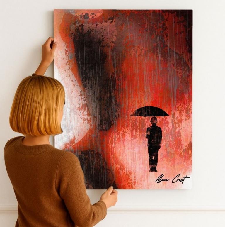 Alan Crist Abstract Art - Printable artwork that inspires self-reflection