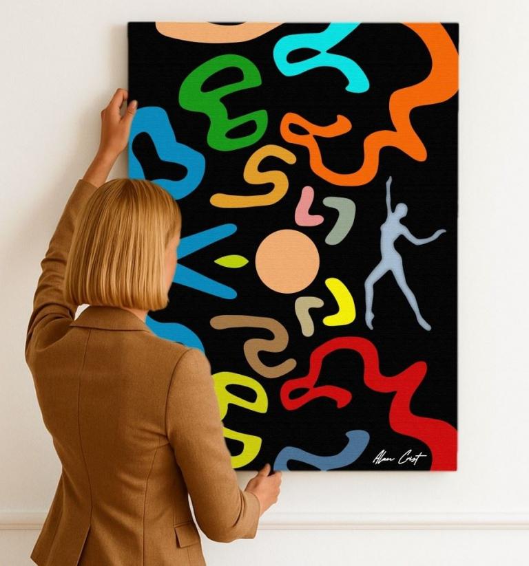 Alan Crist Abstract Art - Art that soothes stress and anxiety