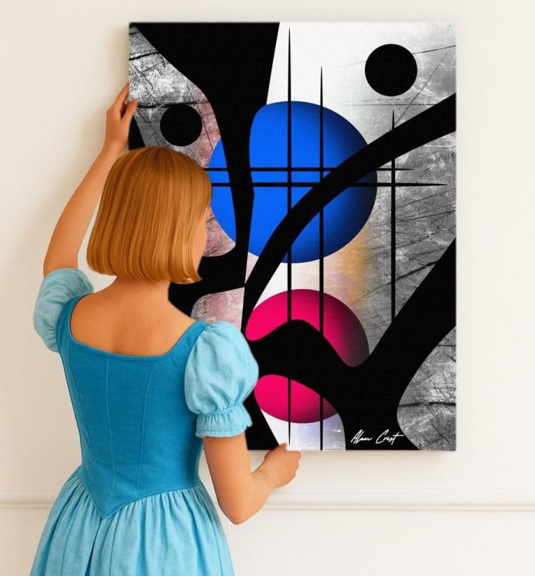 Alan Crist Abstract Art - Digital wall art for emotional clarity