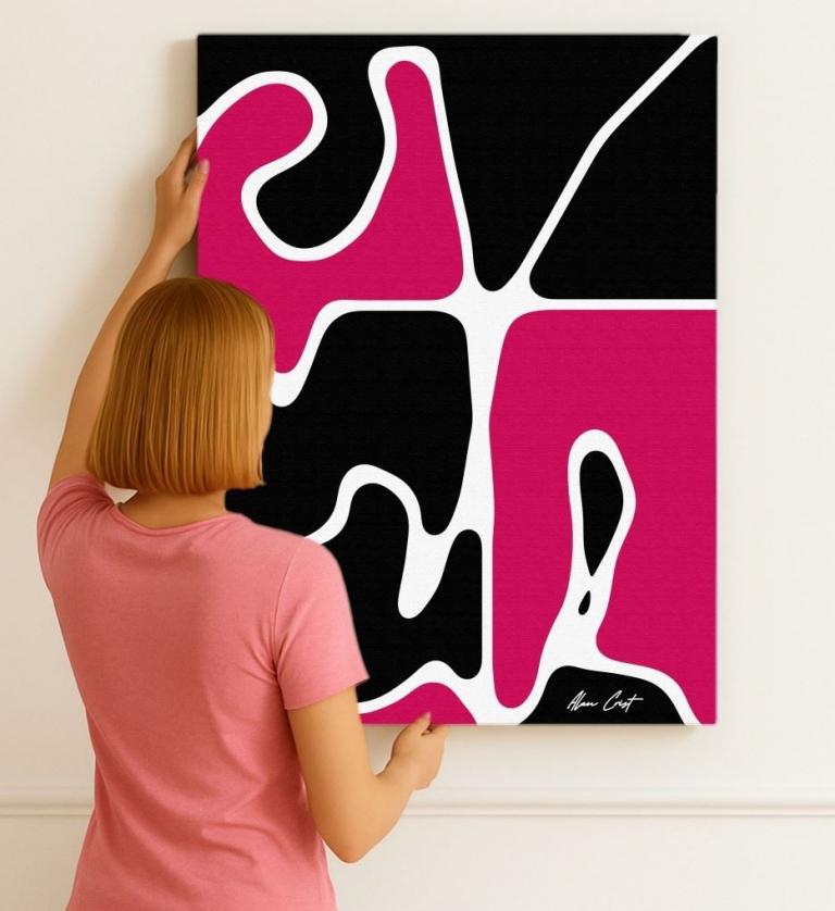 Alan Crist Abstract Art - Digital art that fills spaces with harmony