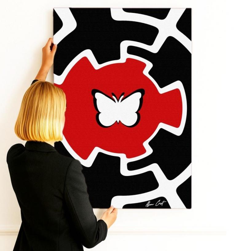 Alan Crist Abstract Art - Wall art that promotes positivity and balance