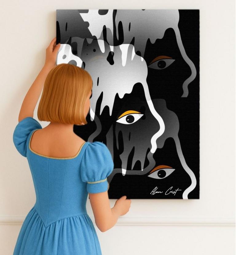 Alan Crist Abstract Art - Wall décor that creates visual serenity