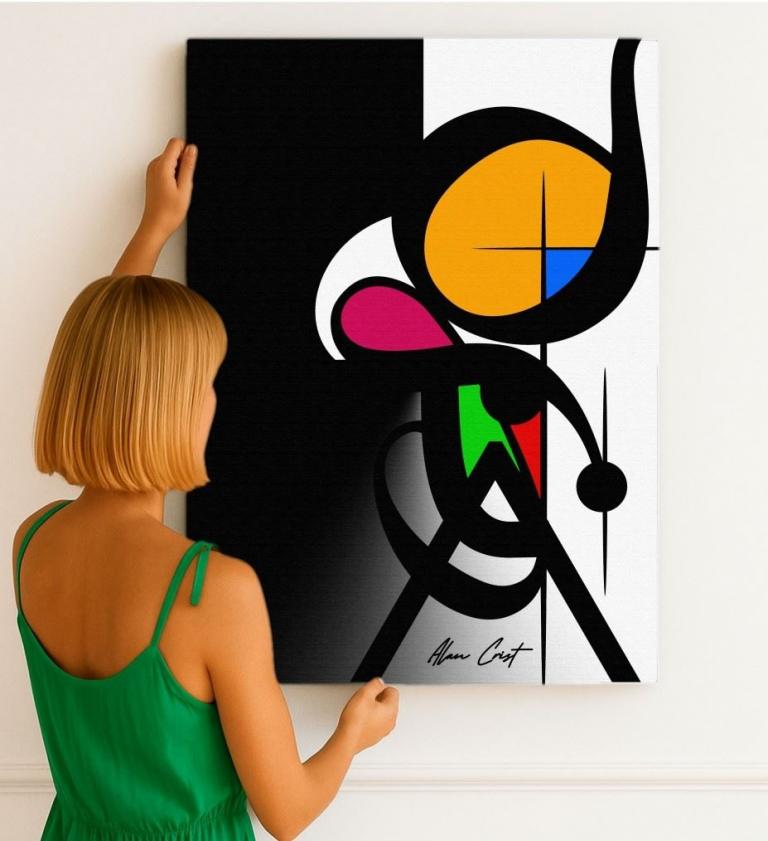 Alan Crist Abstract Art - Wall art for peaceful reflection and calm