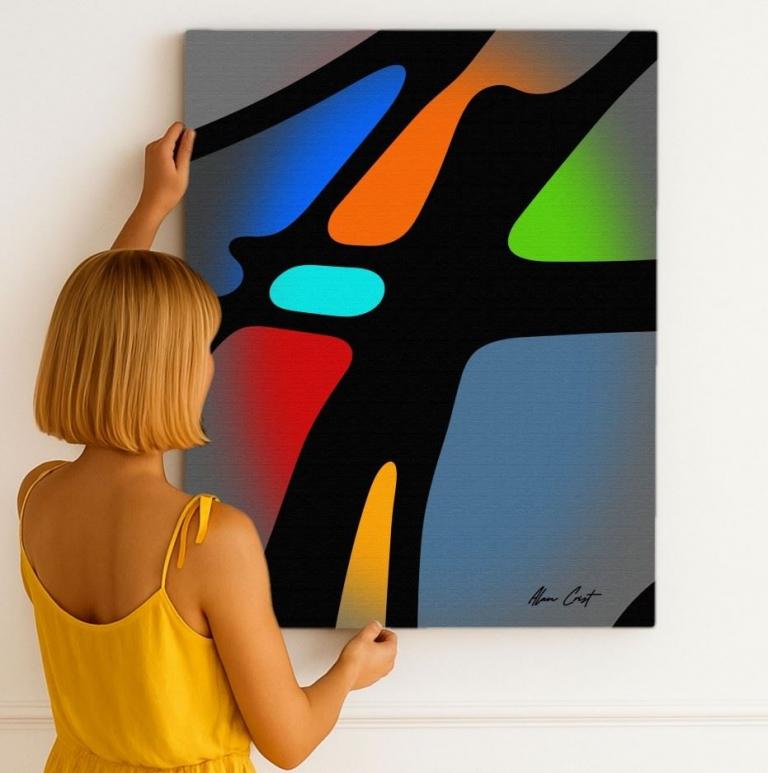 Alan Crist Abstract Art - Digital art for harmony and emotional care