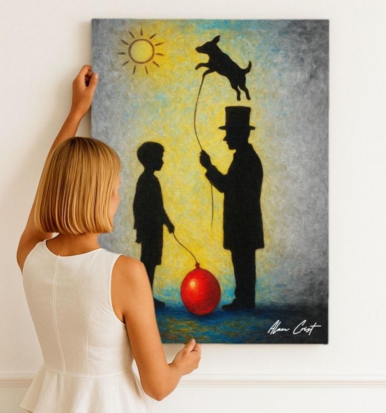 Alan Crist Abstract Art - Digital art that adds balance to interiors