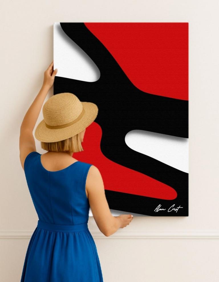 Alan Crist Abstract Art - Affordable art for relaxing daily life