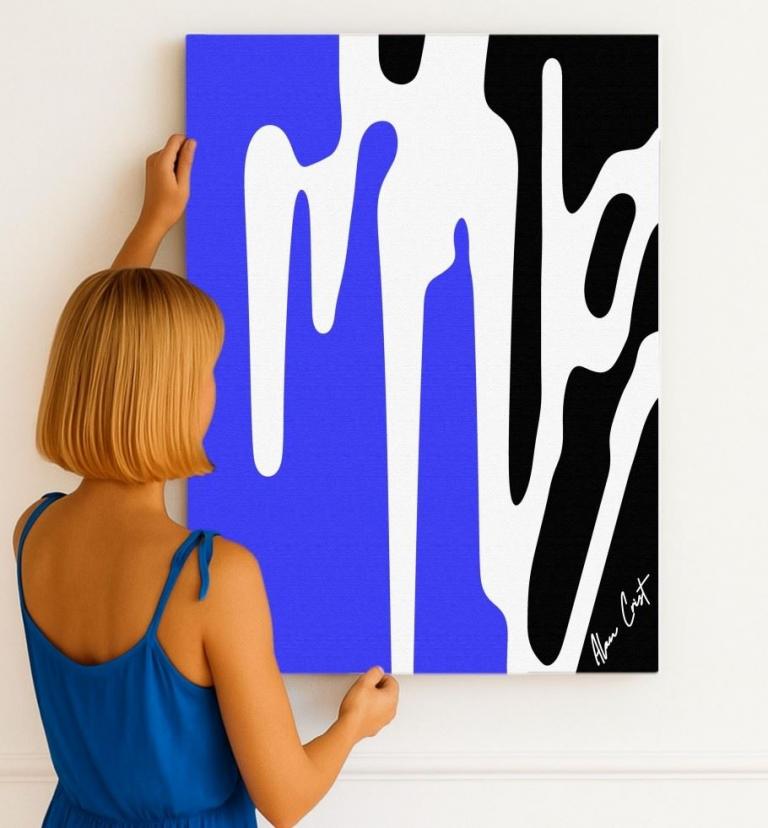 Alan Crist Abstract Art - Wall art that balances beauty and wellness