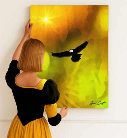 Alan Crist Abstract Art - Affordable digital prints for comfort and peace