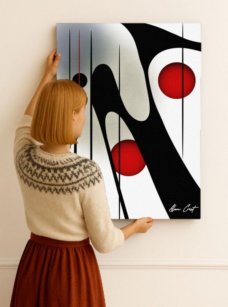 Alan Crist Abstract Art - Art that nurtures calmness and peace