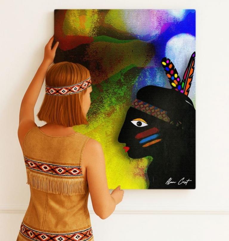 Alan Crist Abstract Art - Affordable art for emotional stillness