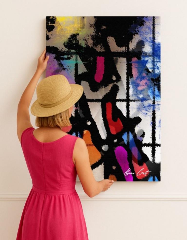 Alan Crist Abstract Art - Digital artwork for inner calm and harmony