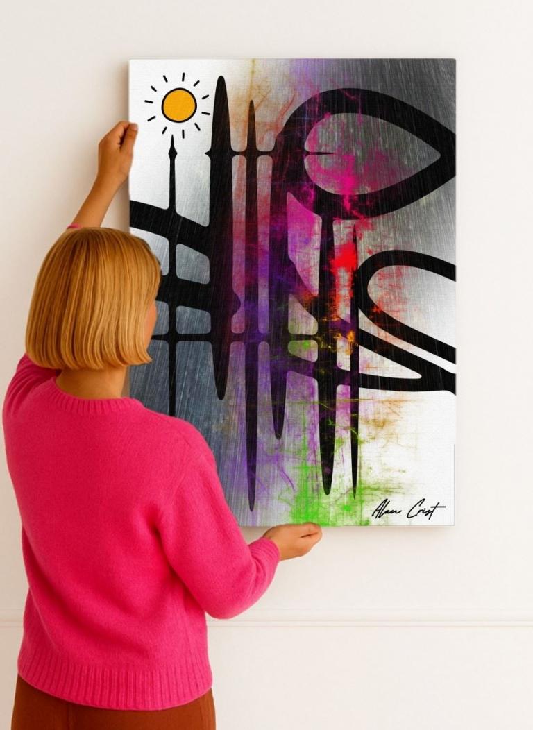 Alan Crist Abstract Art - Affordable artwork that promotes gentle focus