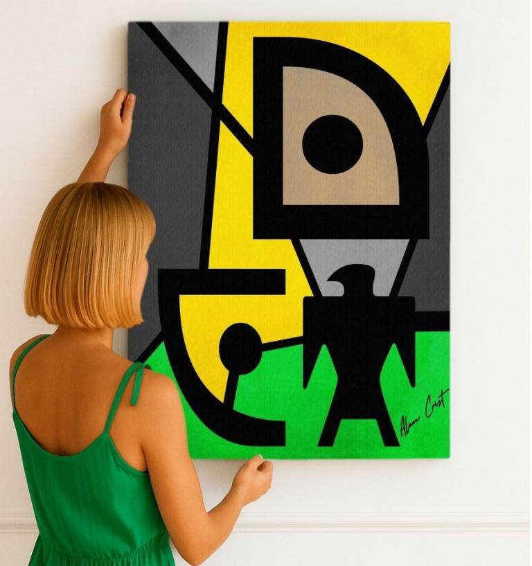 Alan Crist Abstract Art - Beautiful wall prints for emotional relaxation