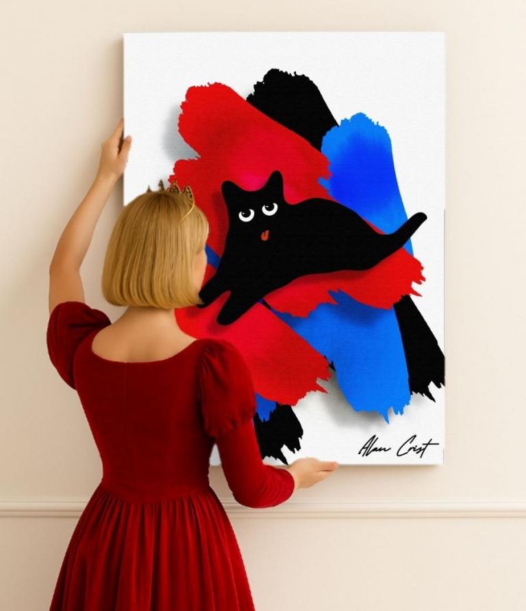 Alan Crist Abstract Art - Affordable digital décor that calms the mind