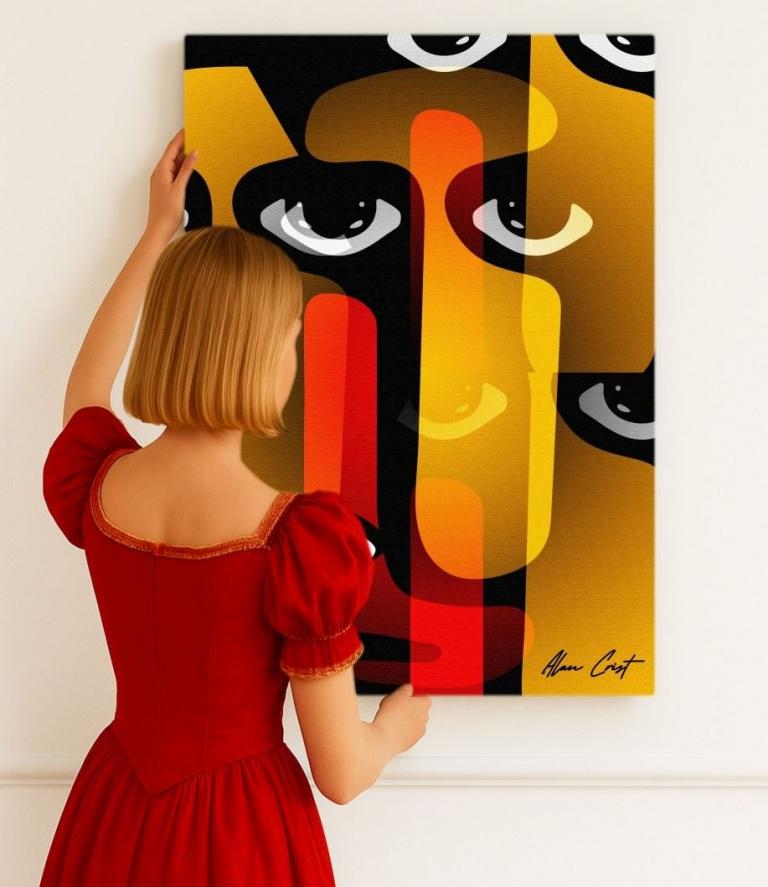 Alan Crist Abstract Art - Affordable wall art that brings hope and light