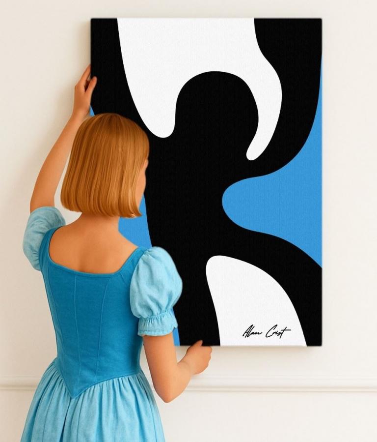 Alan Crist Abstract Art - Printable art for personal calm and joy