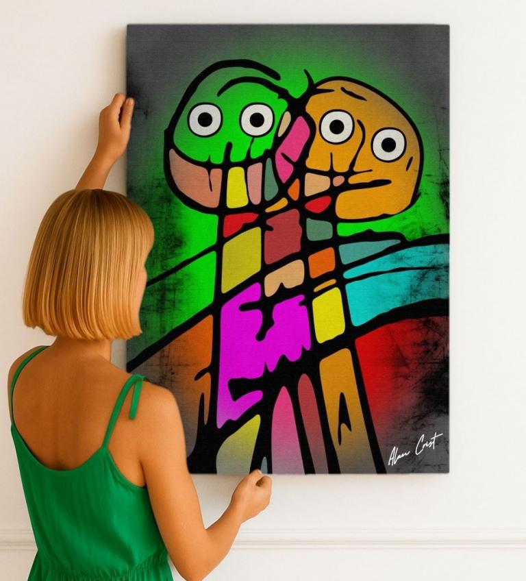 Alan Crist Abstract Art - Affordable digital art for positive spaces