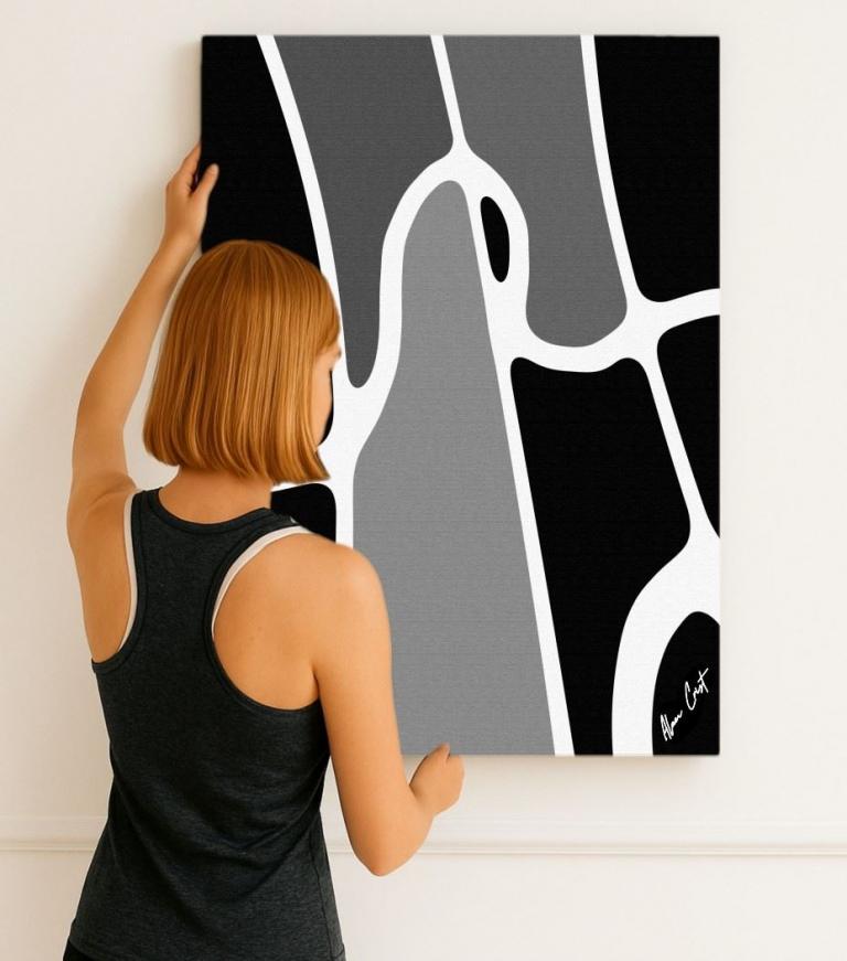 Alan Crist Abstract Art - Digital prints for meditative spaces