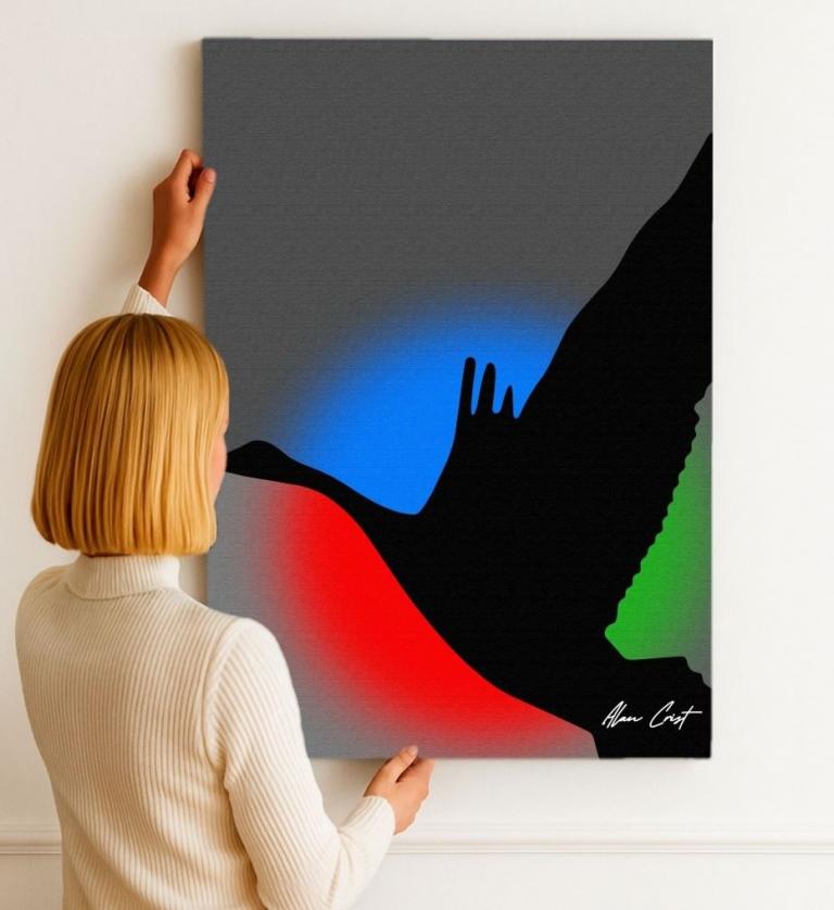 Alan Crist Abstract Art - Affordable wall décor for emotional clarity