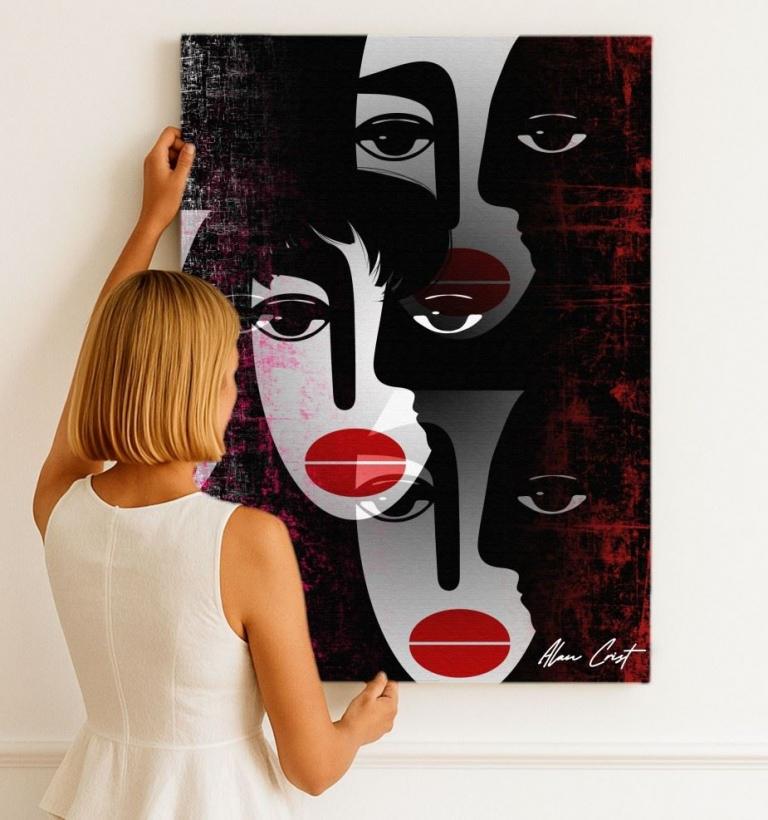 Alan Crist Abstract Art - Digital prints that support calm creativity