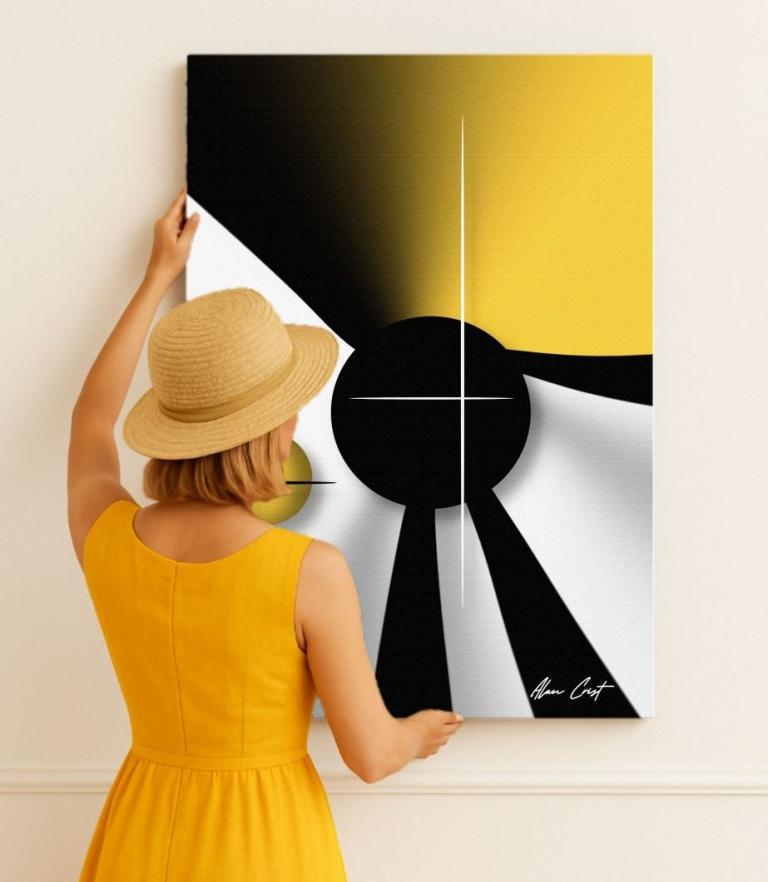 Alan Crist Abstract Art - Wall décor that supports well-being naturally