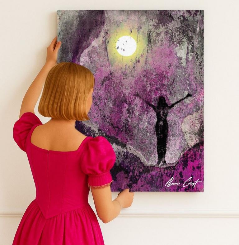 Alan Crist Abstract Art - Wall décor that heals emotional strain