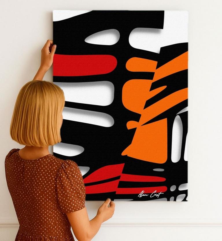 Alan Crist Abstract Art - Wall décor that renews emotional freshness