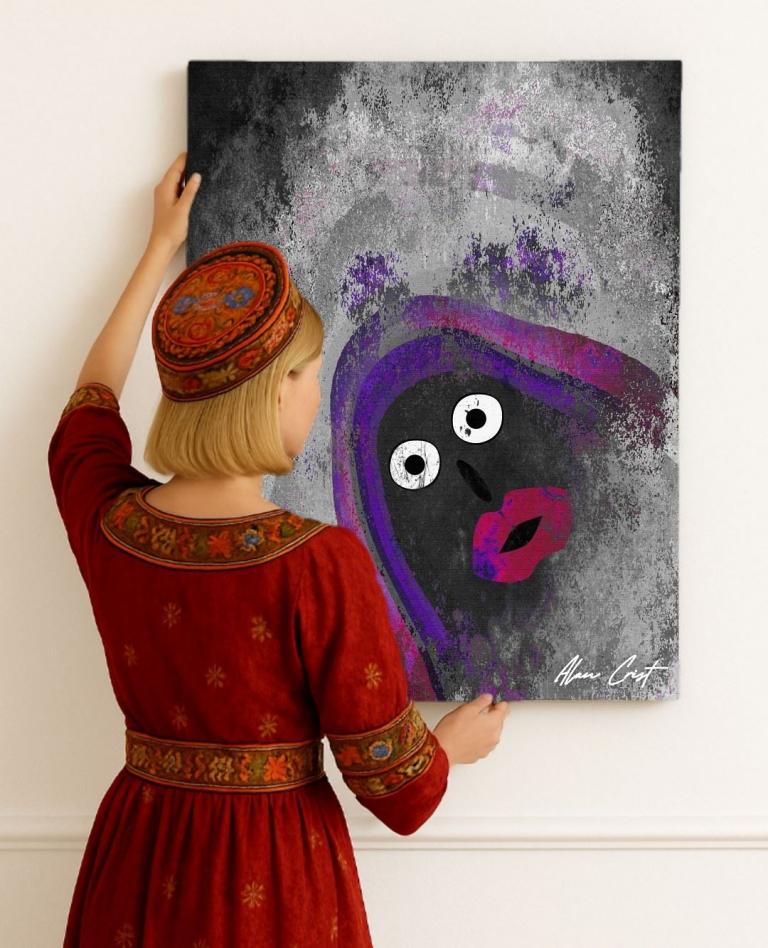 Alan Crist Abstract Art - Printable art that strengthens emotional energy