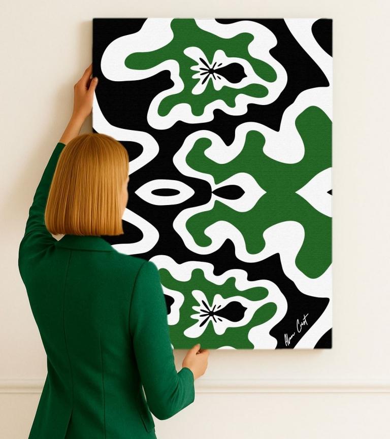 Alan Crist Abstract Art - Digital artwork that encourages serenity