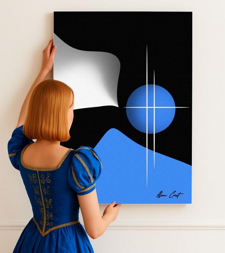 Alan Crist Abstract Art - Wall art that balances visual therapy and beauty