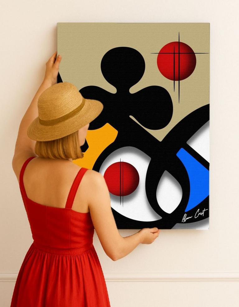 Alan Crist Abstract Art - Affordable wall art for mental calm