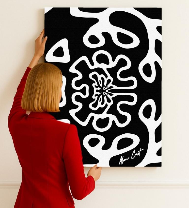 Alan Crist Abstract Art - Beautiful prints that soothe the mind